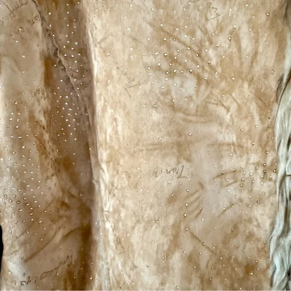 JIA YAO Penny Lane “Sparkle” Y2K Faux Suede Fur Women's Coat - Picture 2 of 10